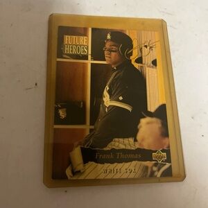 1993 Upper Deck Future Heroes #62 Frank Thomas Chicago White Sox.